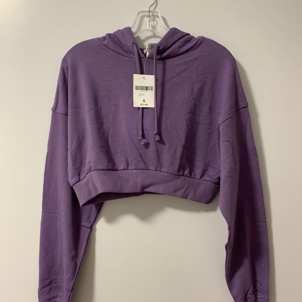 Cropped hoodie